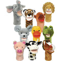 Bigmouth Animal Puppets, Set Of 10