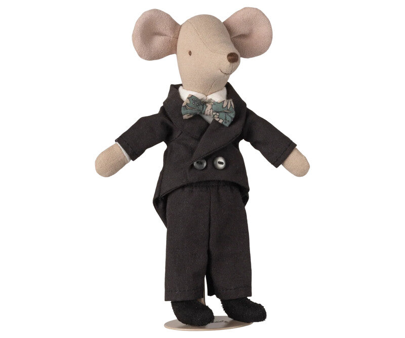 Wedding mice couple in box, Mum and dad
