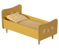 Wooden Bed, Miniature - Yellow