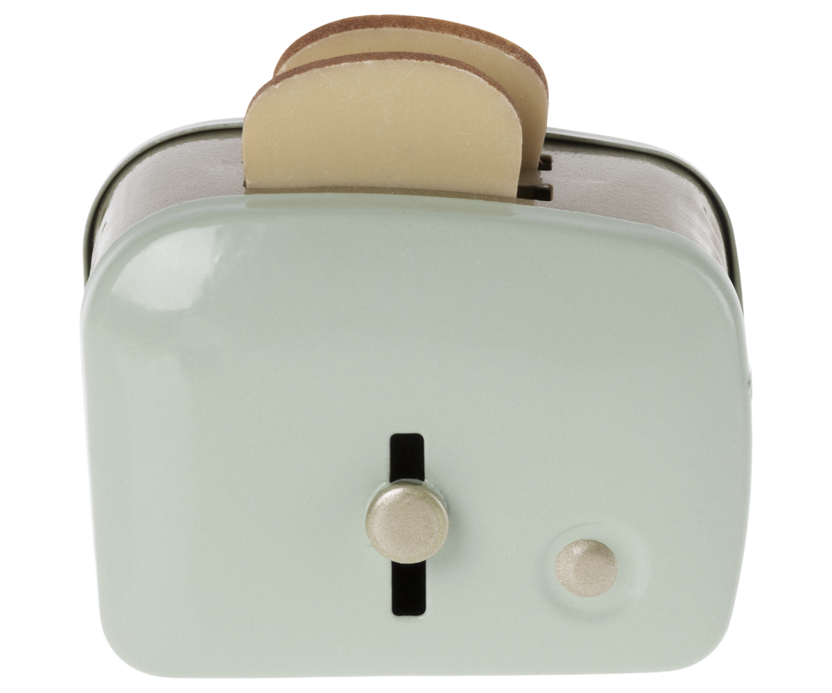 Miniature Toaster & Bread, Mint