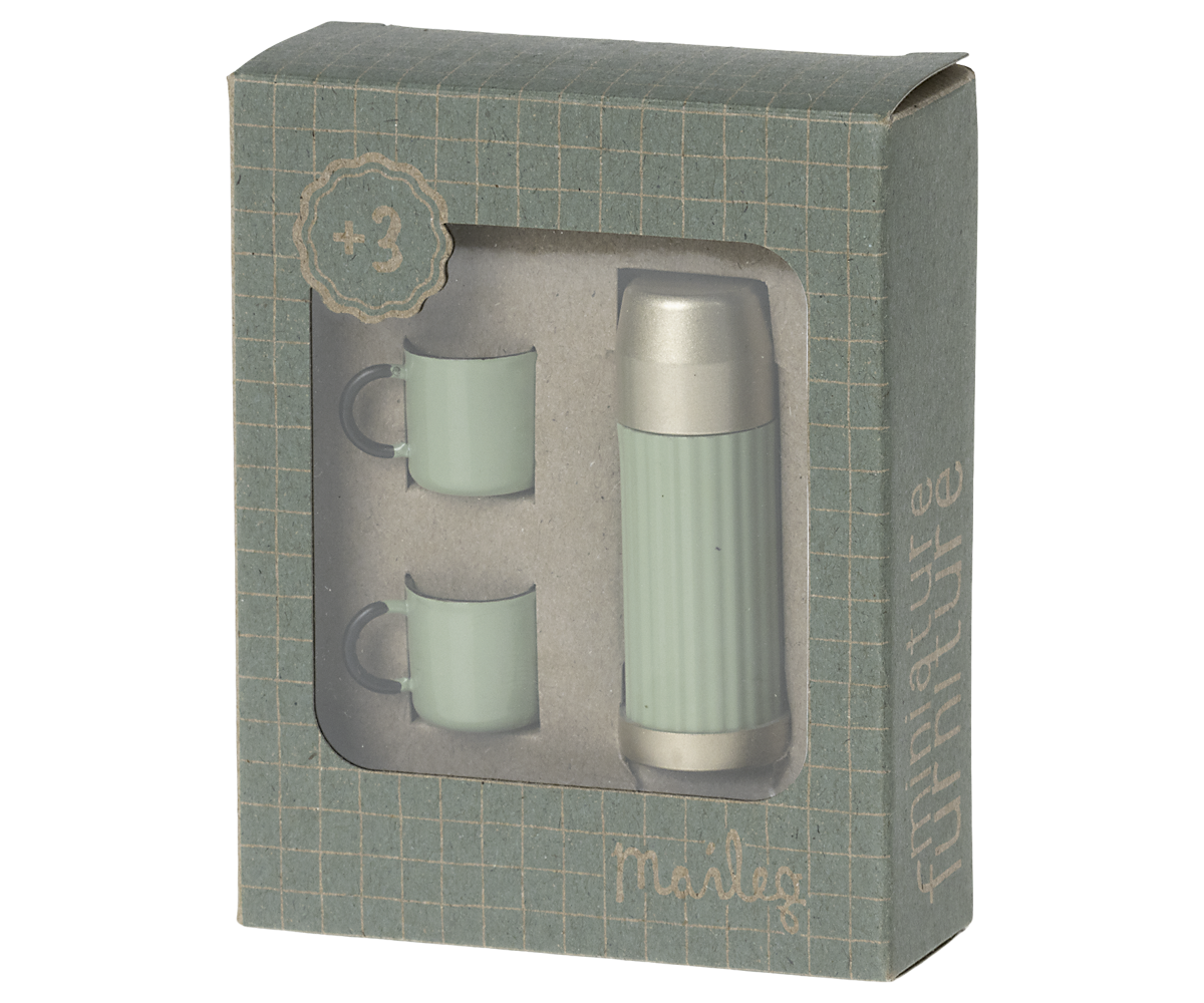 Thermos and Cups - Mint