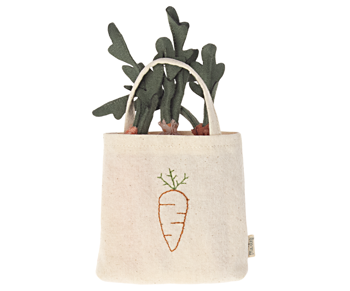 Carrots in Shopping Bag