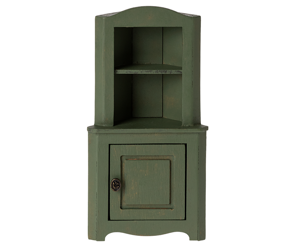 Corner Cabinet, Mouse - Dark Green