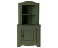 Corner Cabinet, Miniature - Dark Green