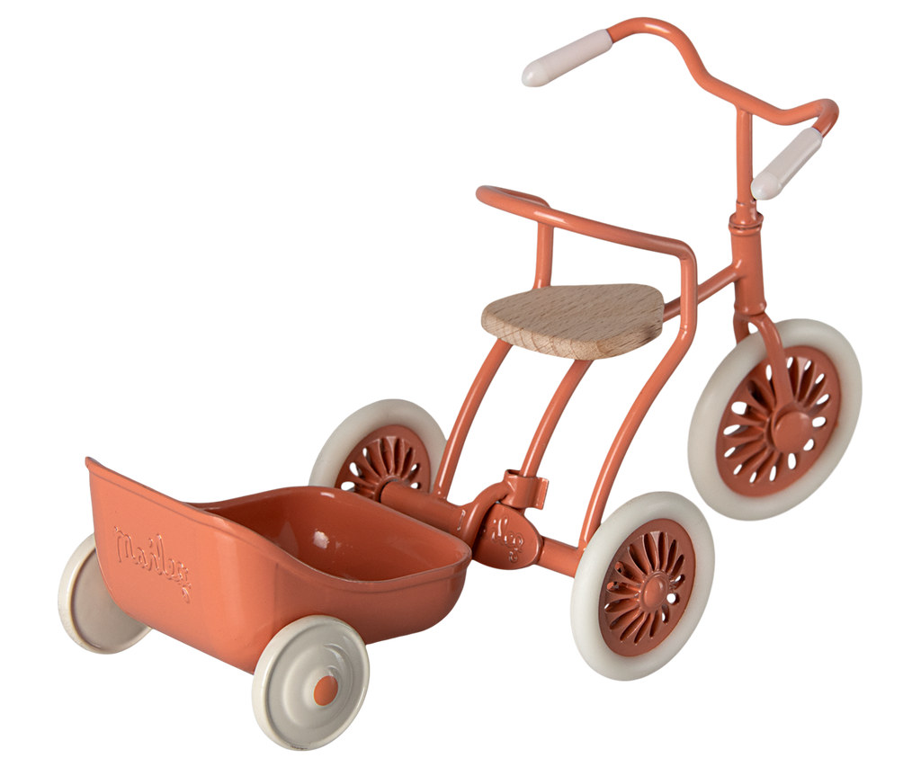 Tricycle Hanger, Mouse - Coral