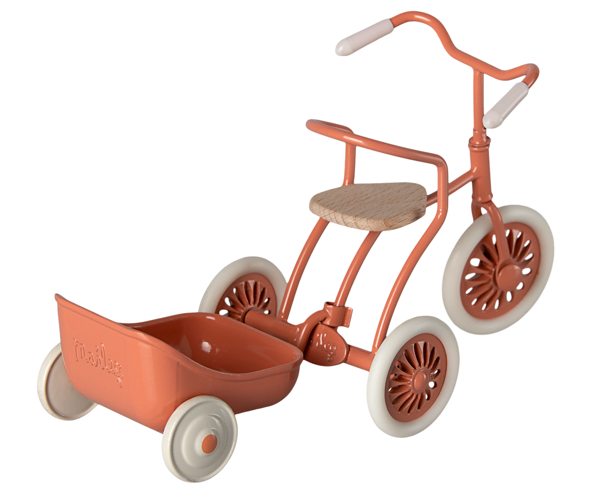Tricycle Hanger, Mouse - Coral