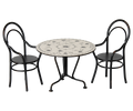 Miniature Dining Table, Set with 2 Chairs