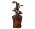 Flower pot with plant