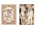 Royal twin mice, Little sister and brother in matchbox