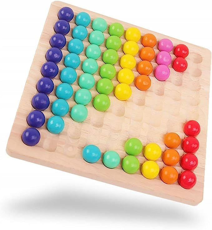Bead Strategy Board Game with Colorful Beads – view 7