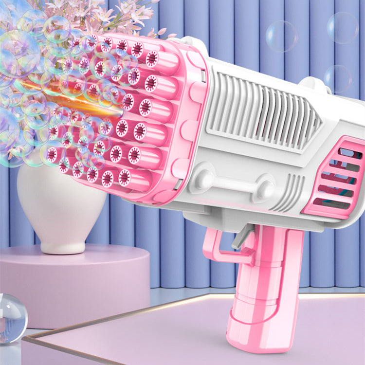 Handheld LED Bubble Machine with Solution Refills – view 7