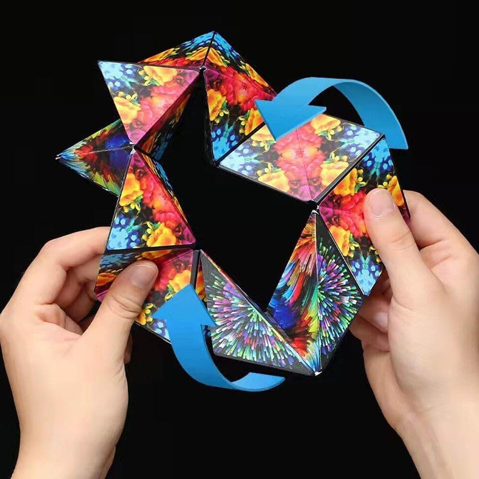 Magnetic Puzzle Cube Fidget Toy, 70+ Shapes – view 3