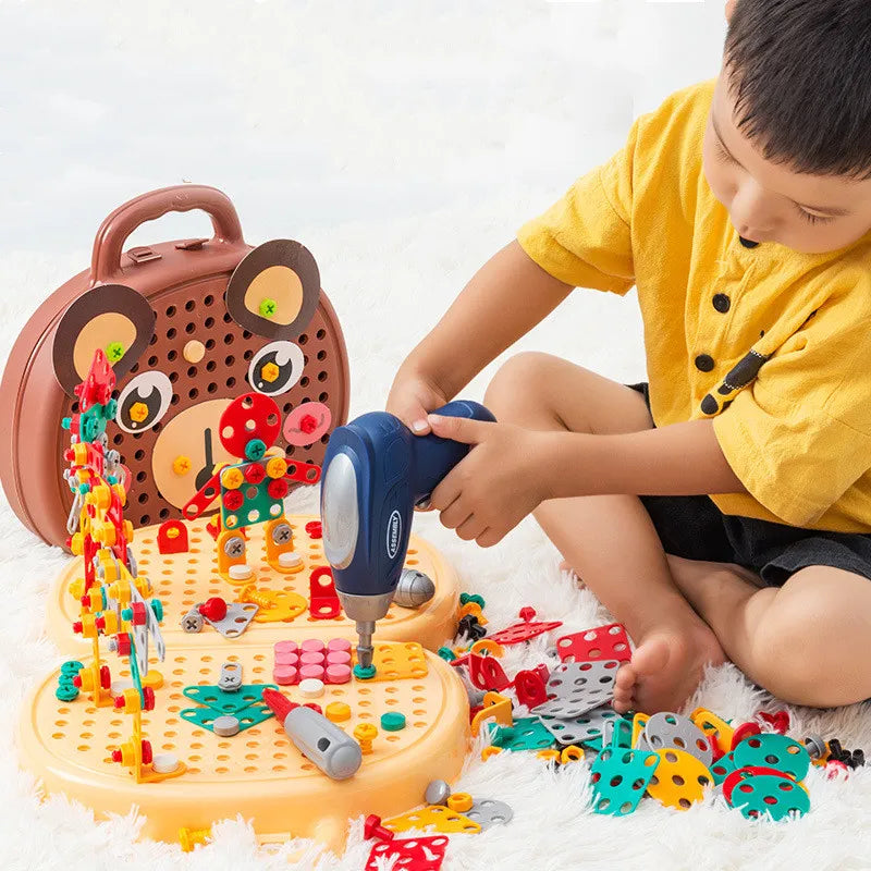 STEM Building Set for Kids, Take Apart Screw and Bolt Construction Toy