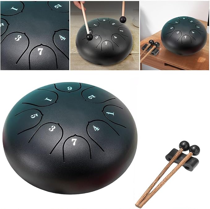 Tongue Drum Music Instrument with Soothing Sounds – view 3