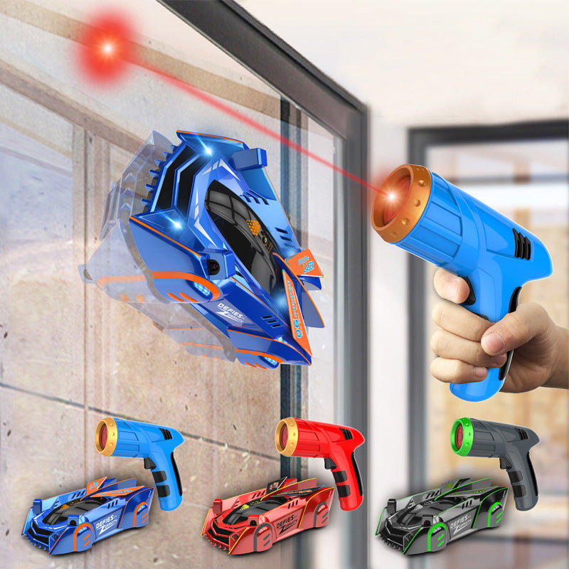 Wall Climbing RC Car with LED Light-Following Remote – view 2