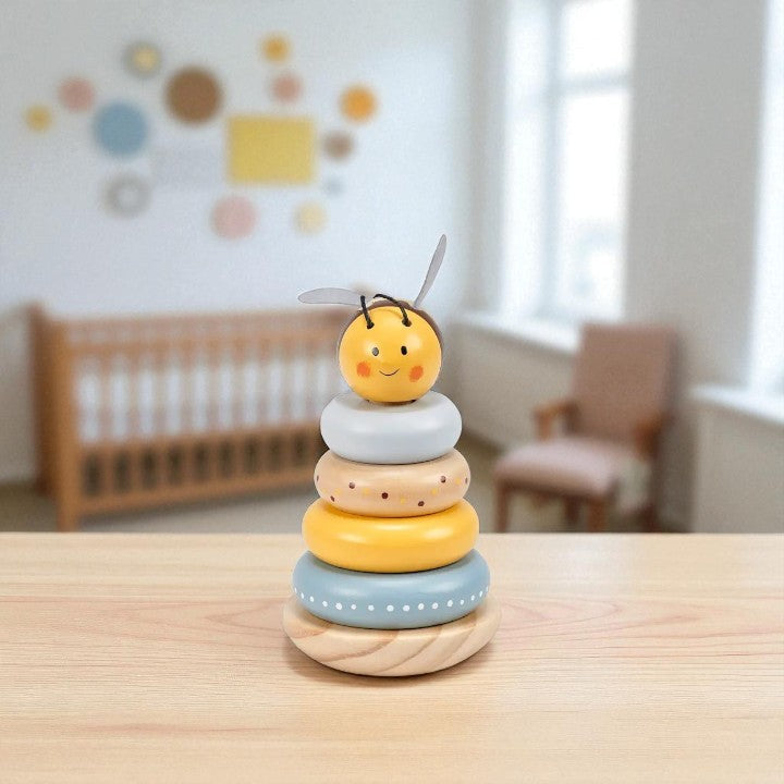 Baby Bee Wooden Stacking Toy