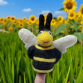Bumblebee Felt Finger Puppet, Handcrafted