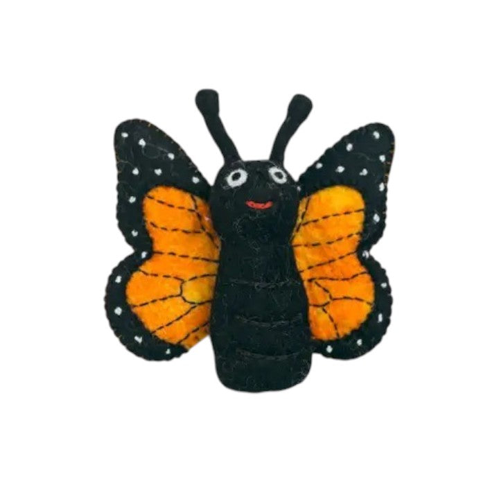 Butterfly Felt Finger Puppet, Handcrafted – view 2