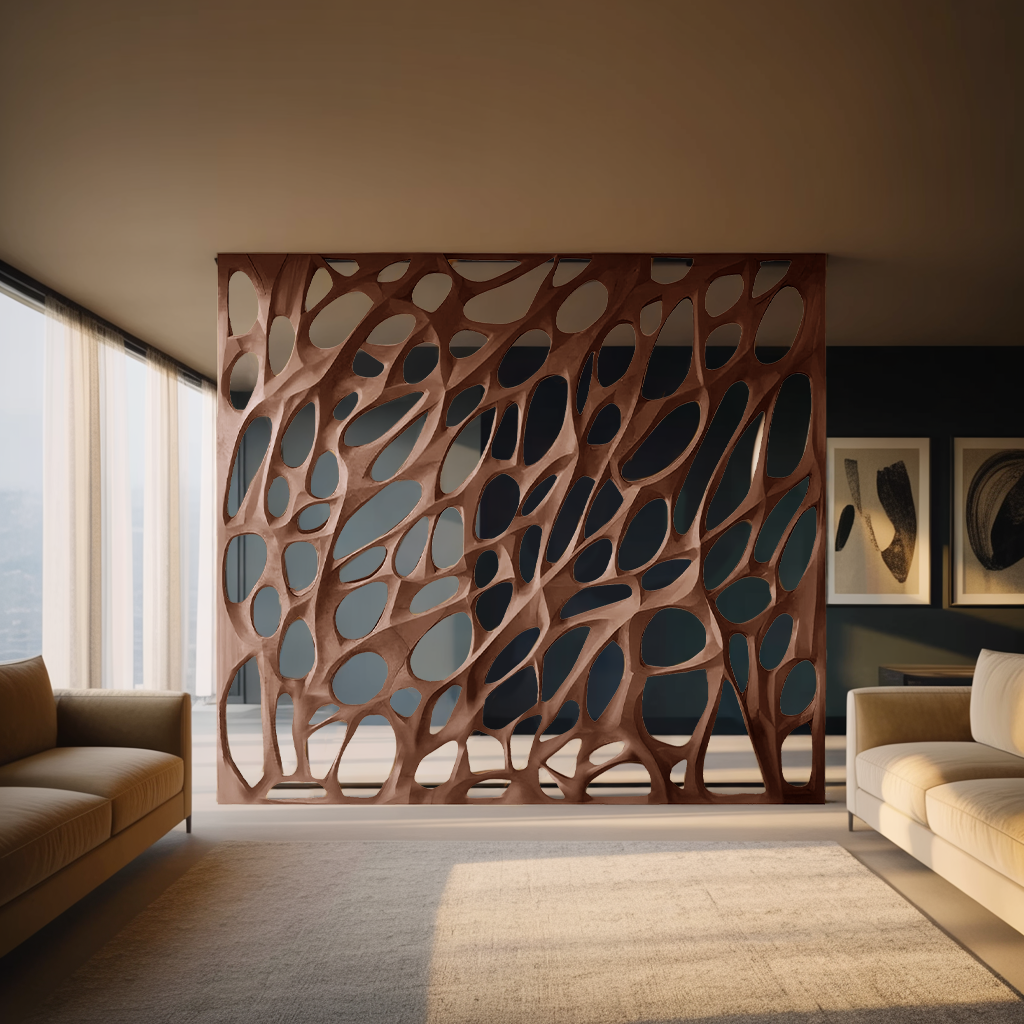 Modern Organic Room Divider For Open Space Decor