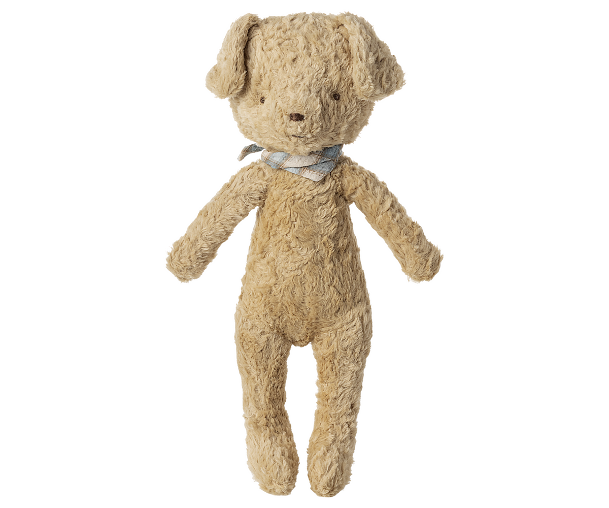 Dog, Vintage plush - Soft sand