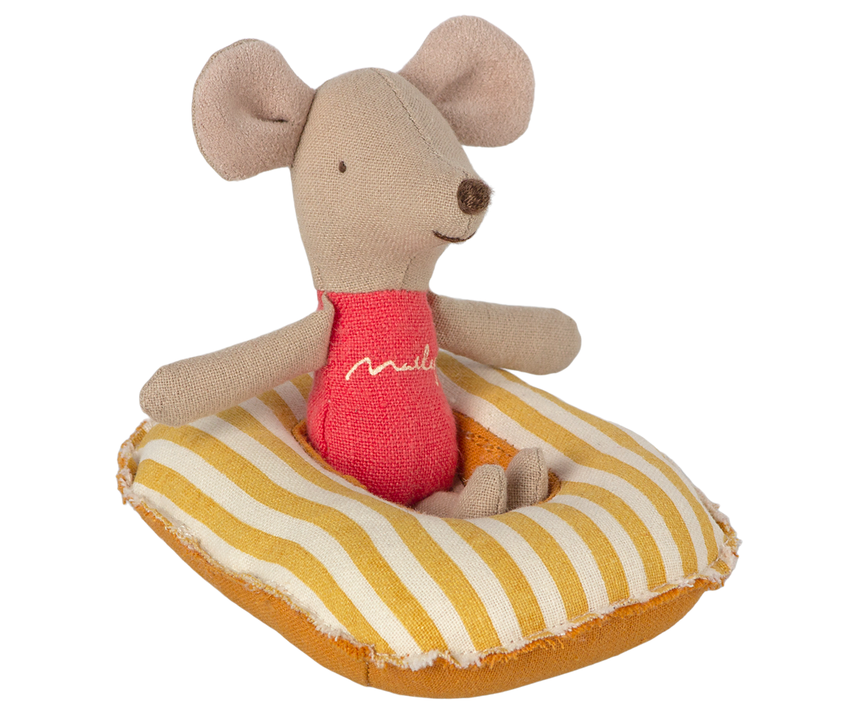 Beach Raft, Yellow Stripe