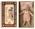 Little sister mouse in matchbox