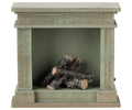 Fireplace, Miniature - Dusty green