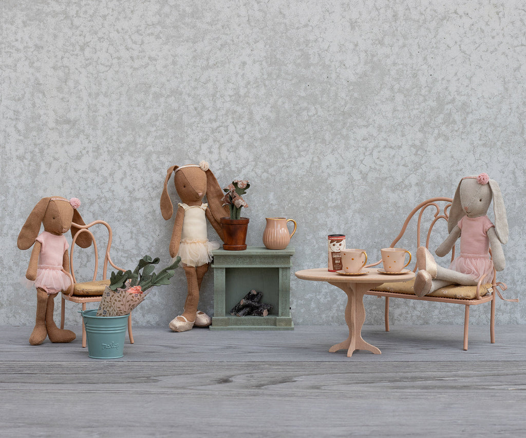 Fireplace, Miniature - Dusty green