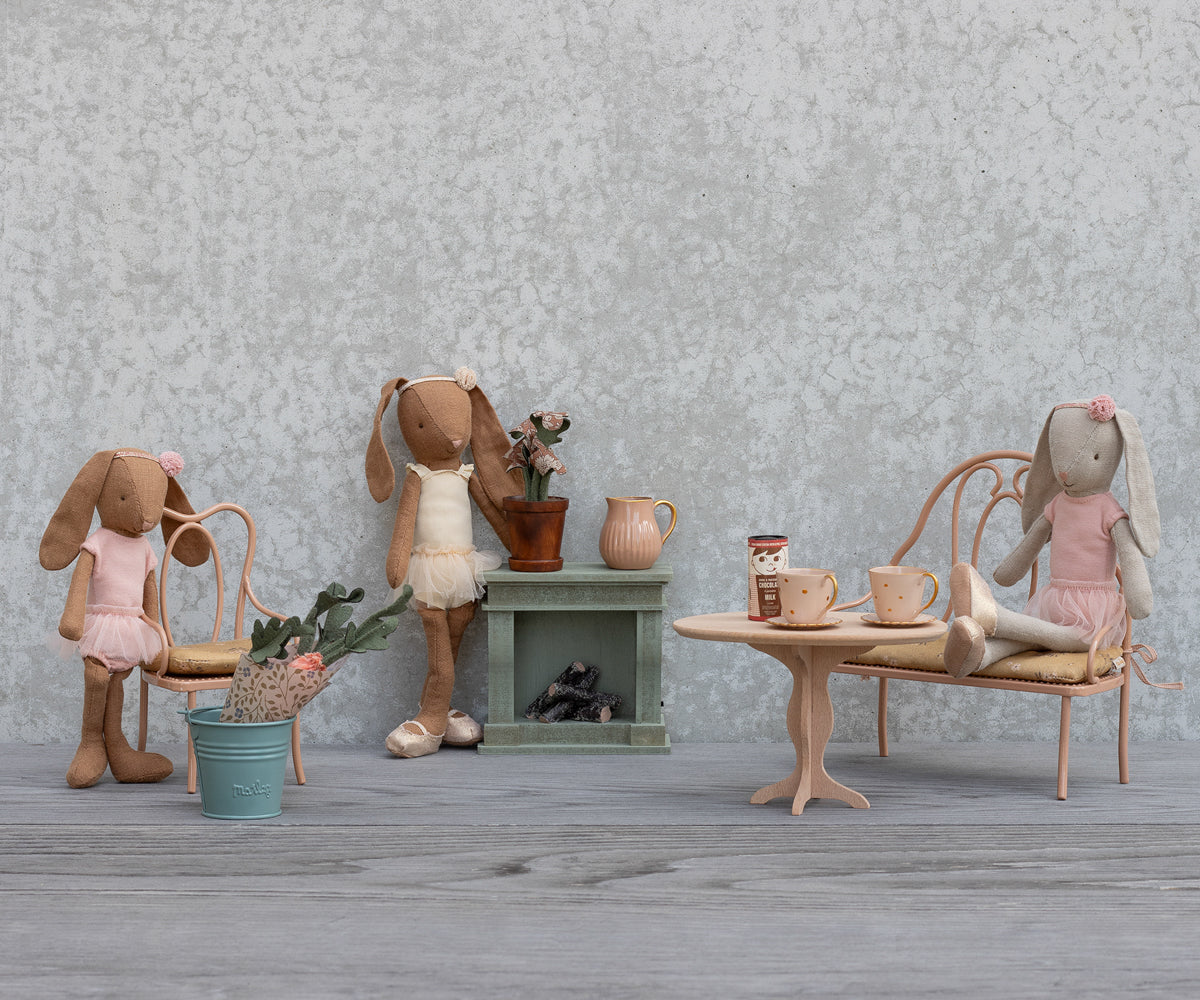 Fireplace, Miniature - Dusty green