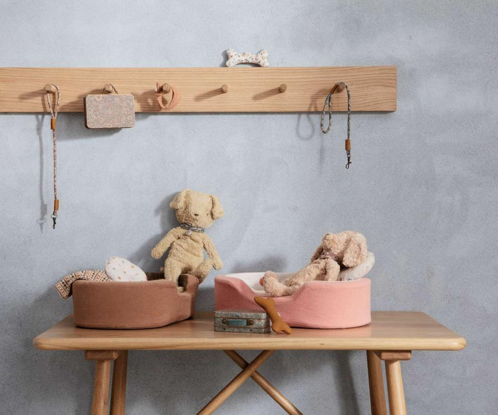 Dog, Vintage plush - Soft sand