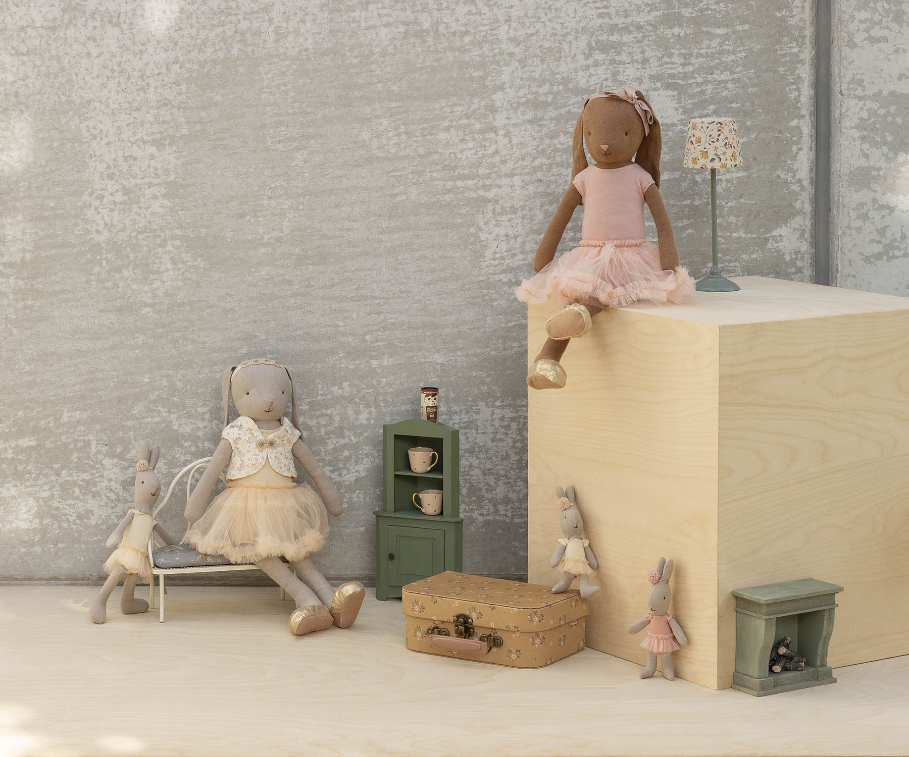 Rabbit, Micro - Ballet suit and skirt rose