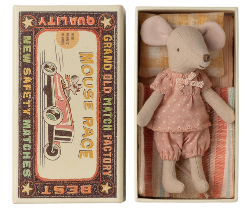 Big sister mouse in matchbox