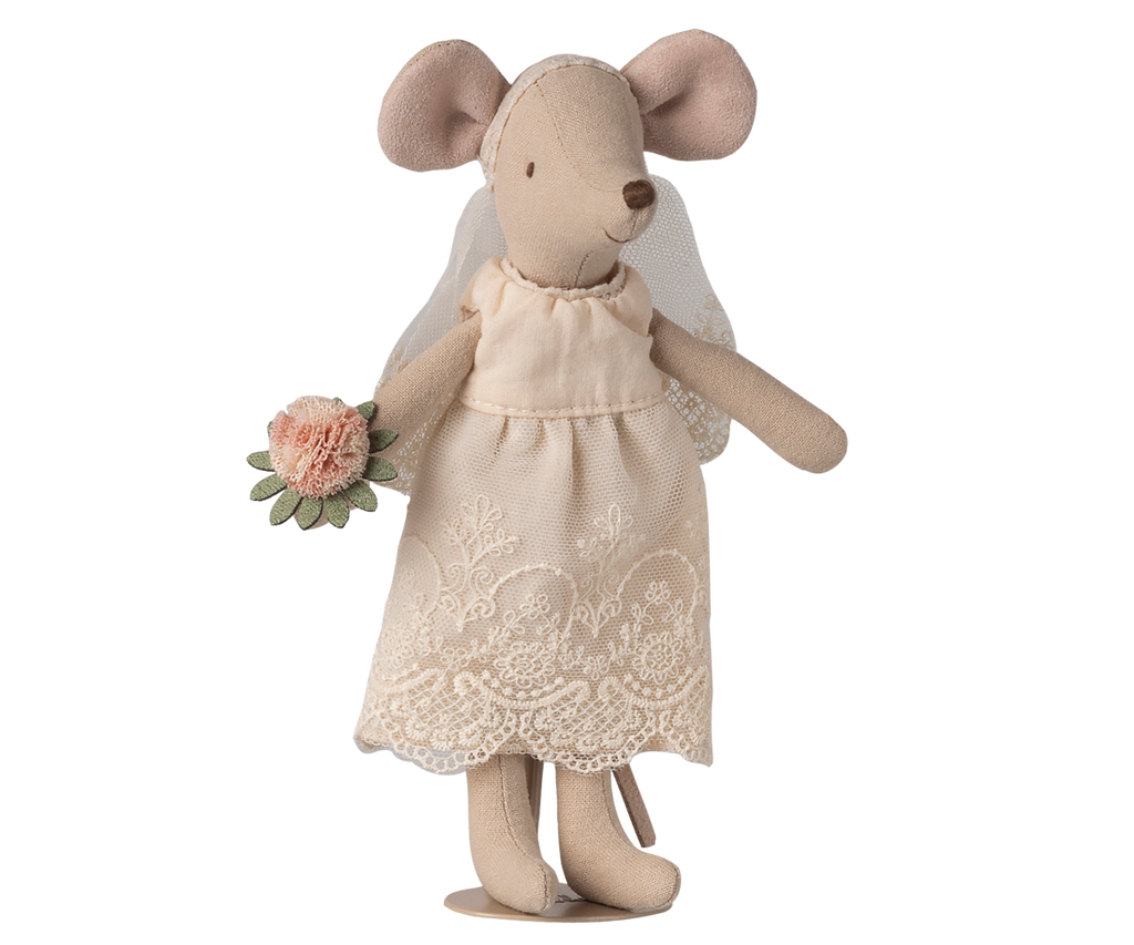 Wedding mice couple in box, Mum and dad