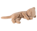 Sleeping kitten plush, Small - Cream peach