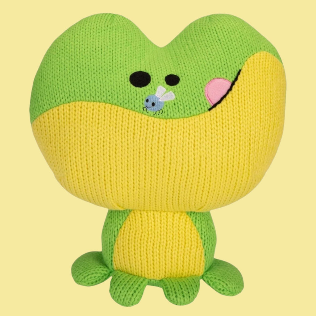 Crochet Frog Plush Stuffed Animal