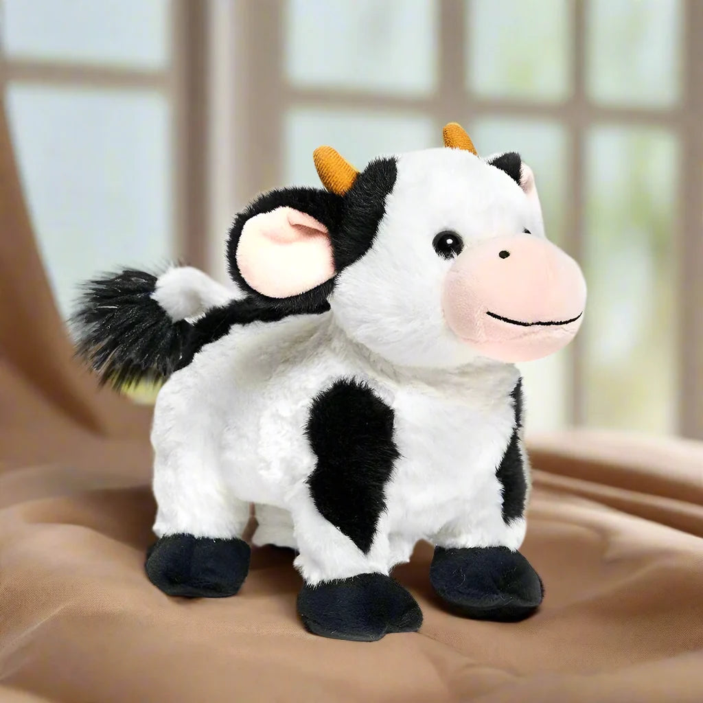 Musical Animated Cow Plush