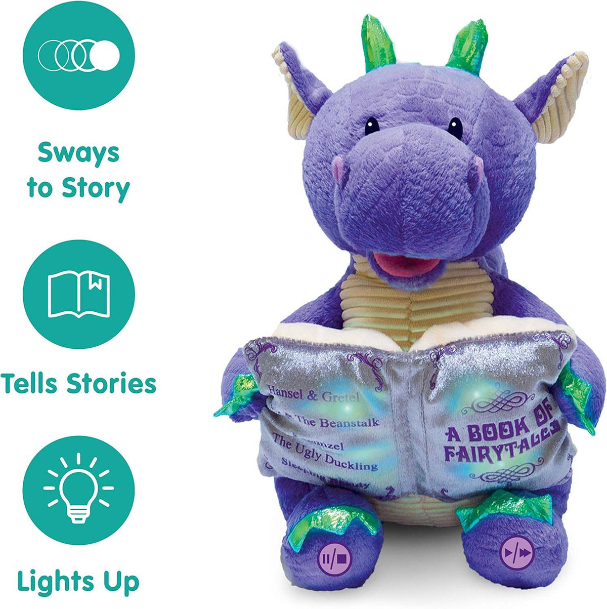 Dalton the Storytelling Dragon Plush – view 2