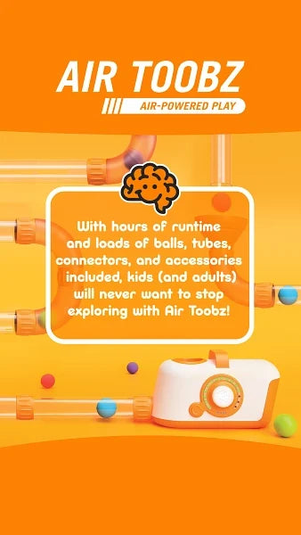 Air-Powered Tube Building Set, 56 Pieces – view 7