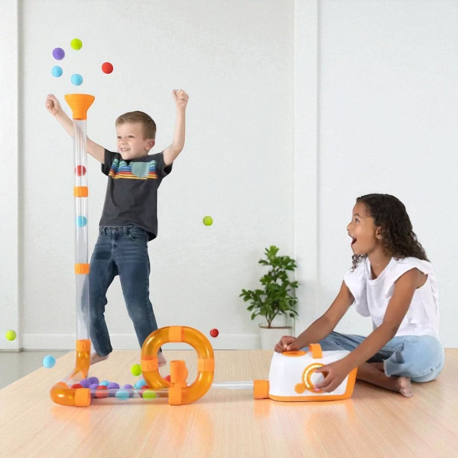 Air-Powered Tube Building Set, 56 Pieces