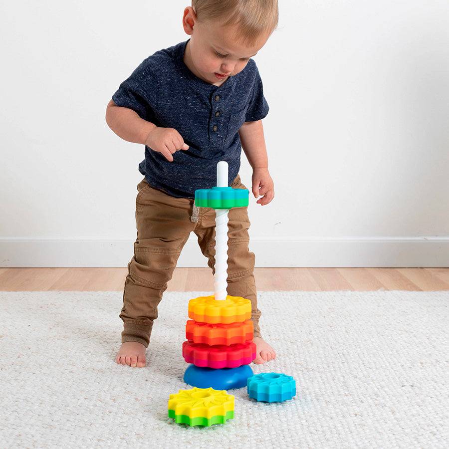 Spinning Stacker Toy for Toddlers, 6 Discs – view 2