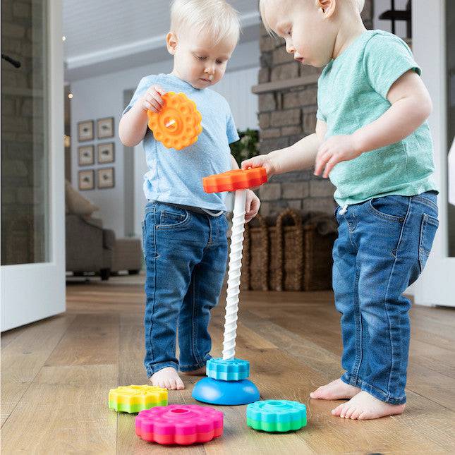 Spinning Stacker Toy for Toddlers, 6 Discs – view 5