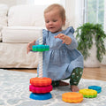 Spinning Stacker Toy for Toddlers, 6 Discs
