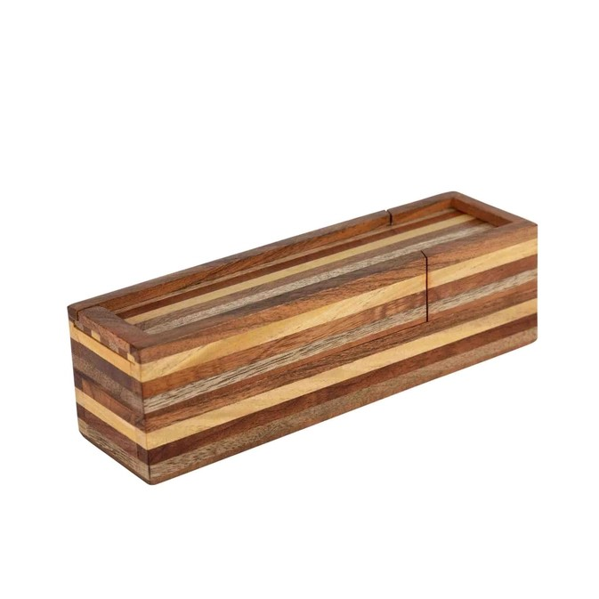 Handmade Wooden Puzzle Treasure Box – view 2