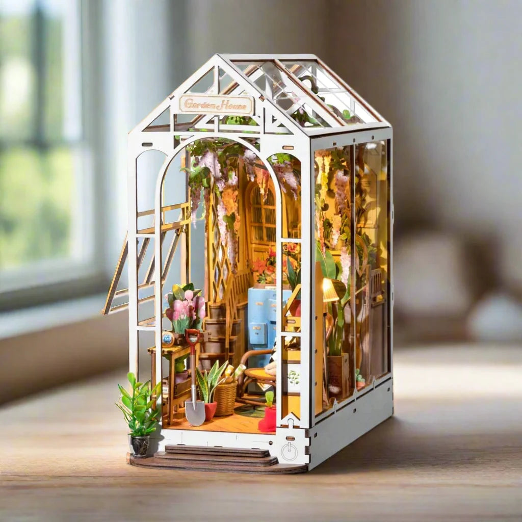 DIY Book Nook Kit, Garden House