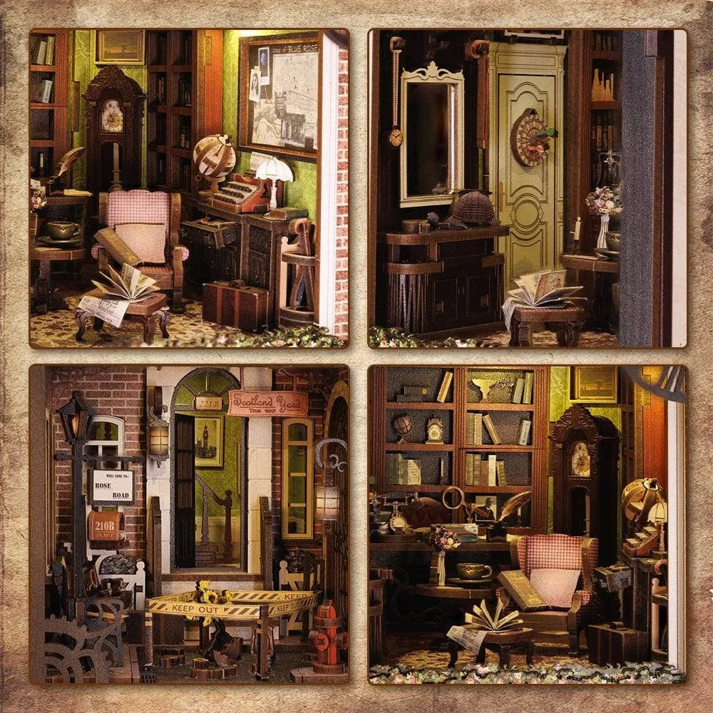 DIY Book Nook Kit, Rose Detective Agency – view 6