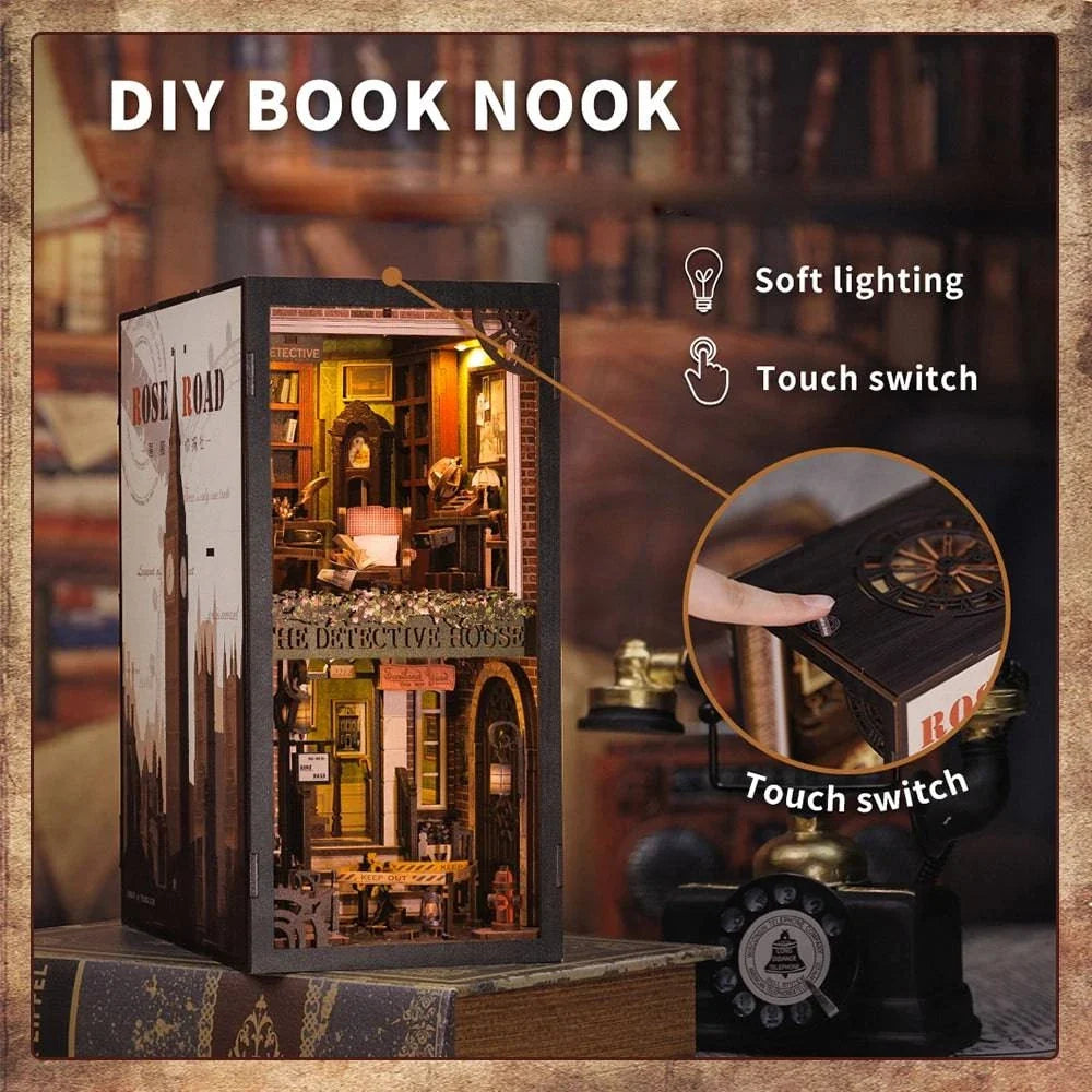 DIY Book Nook Kit, Rose Detective Agency – view 7