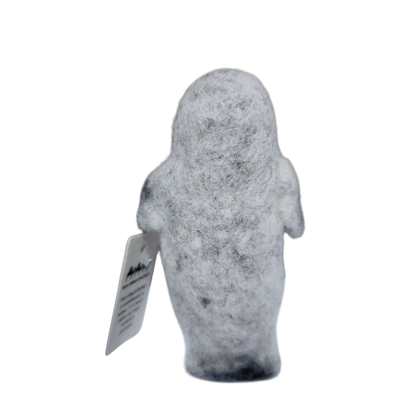 Harbor Seal Felt Finger Puppet, Handcrafted – view 4