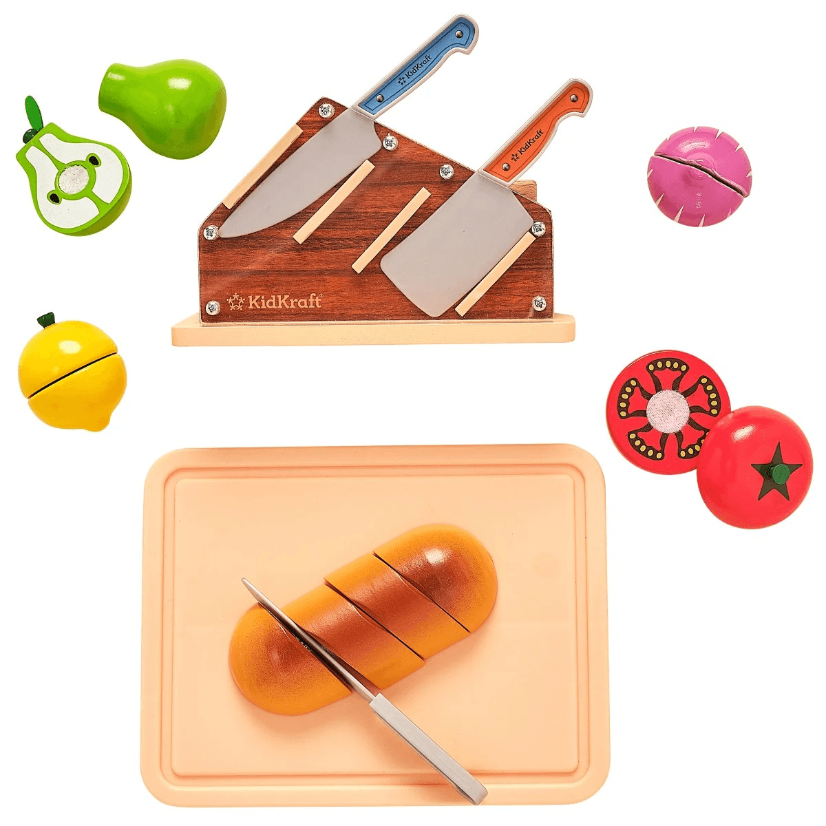 Wooden Play Food Cutting Set, 52 Pieces – view 4