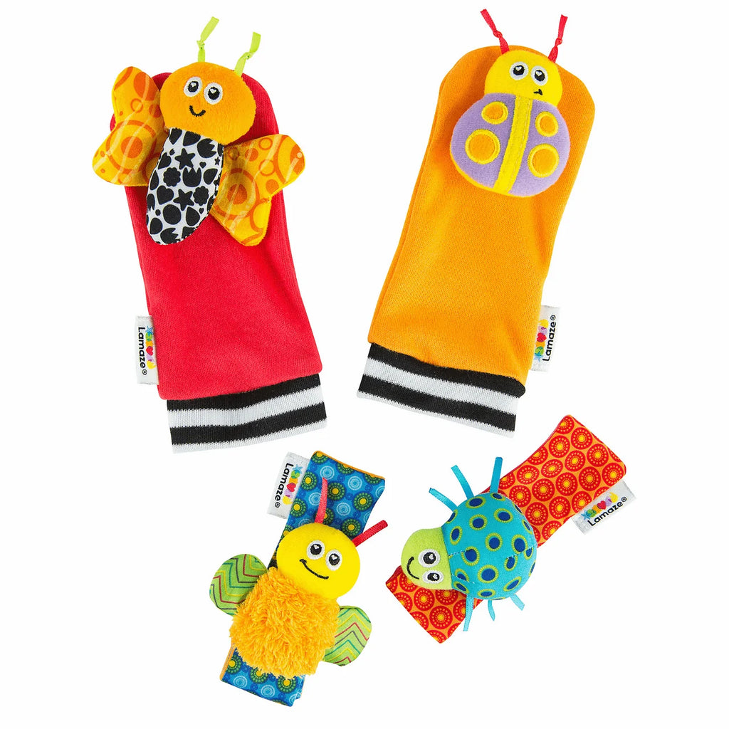 Garden Bug Foot Finder & Wrist Rattle Set – view 3