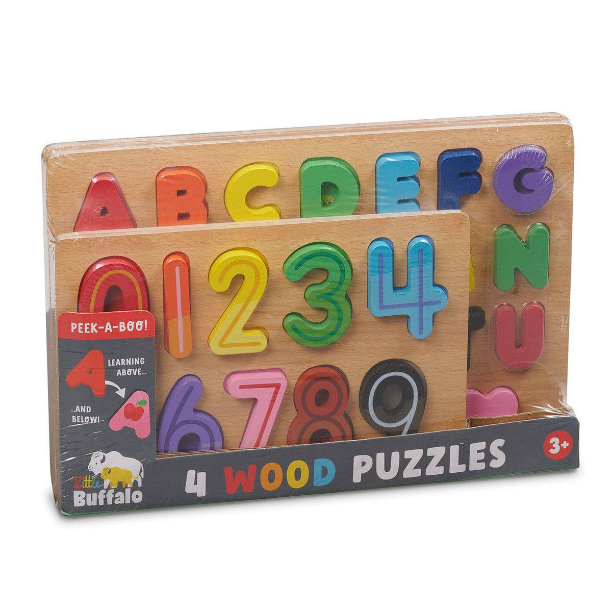 Kids Wooden Jigsaw Puzzles Set, Ages 3+ – view 4